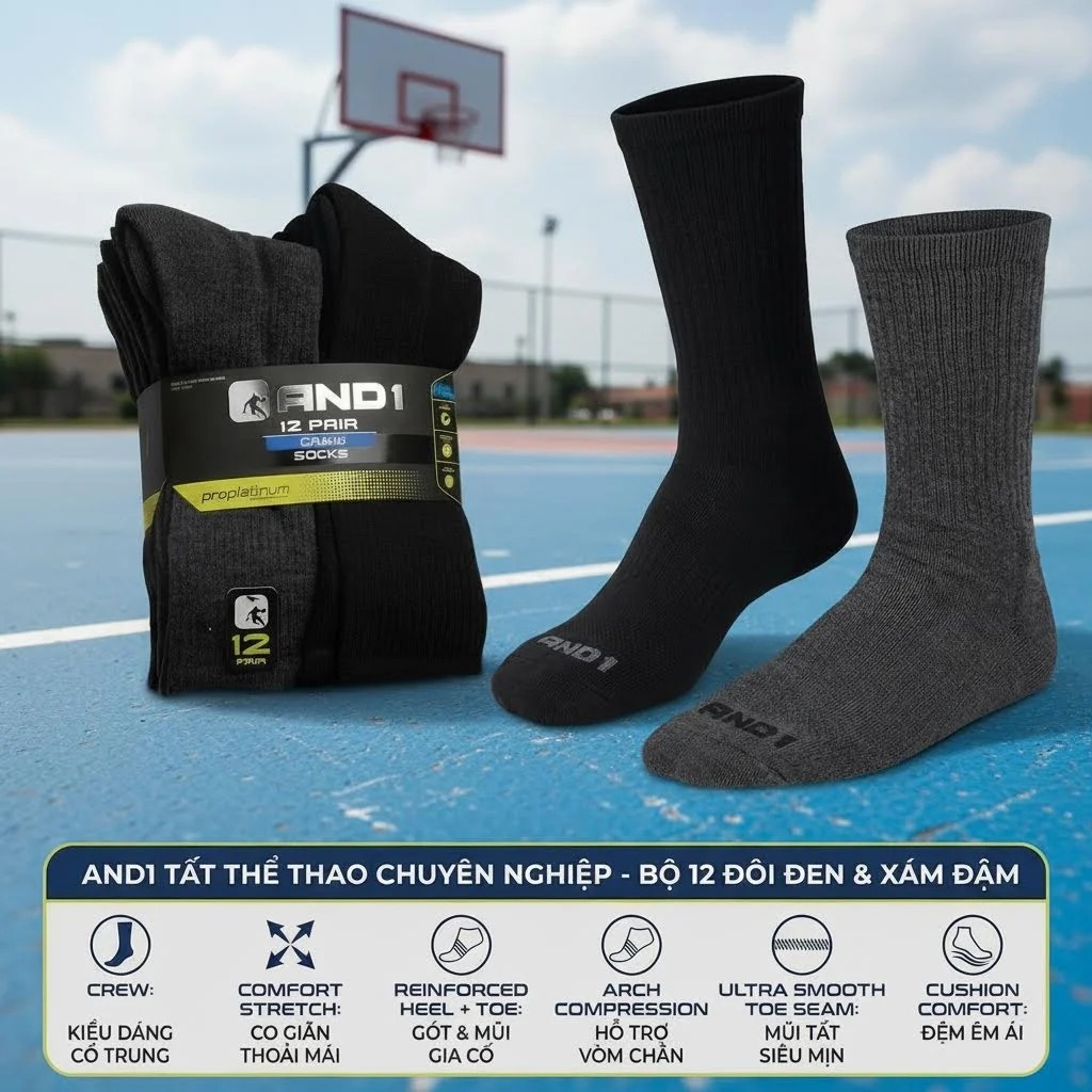 AND1 8 AND1 sock set