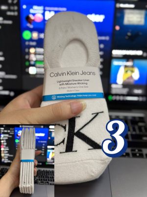 CK (Women) - Lightweight Sneaker Liner -  Moisture Wicking 3