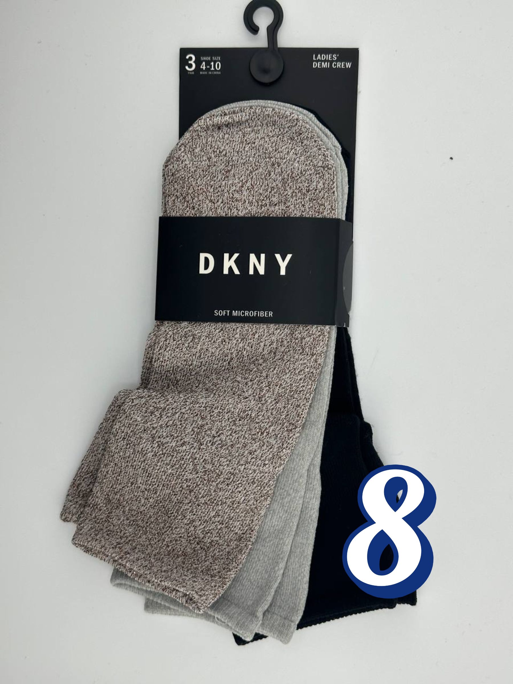 DKNY Women Demi Crew 8