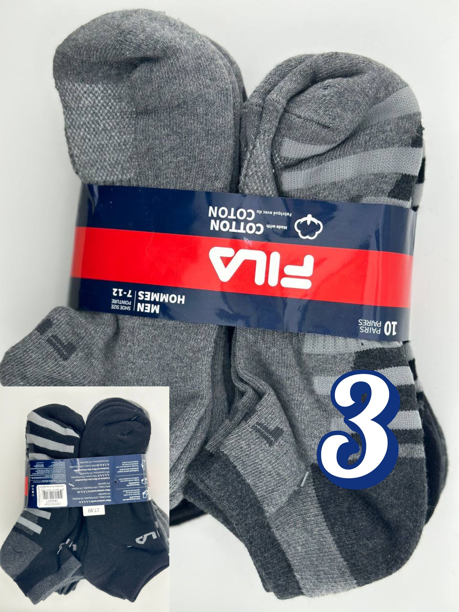 FILA Men Cushioned 3