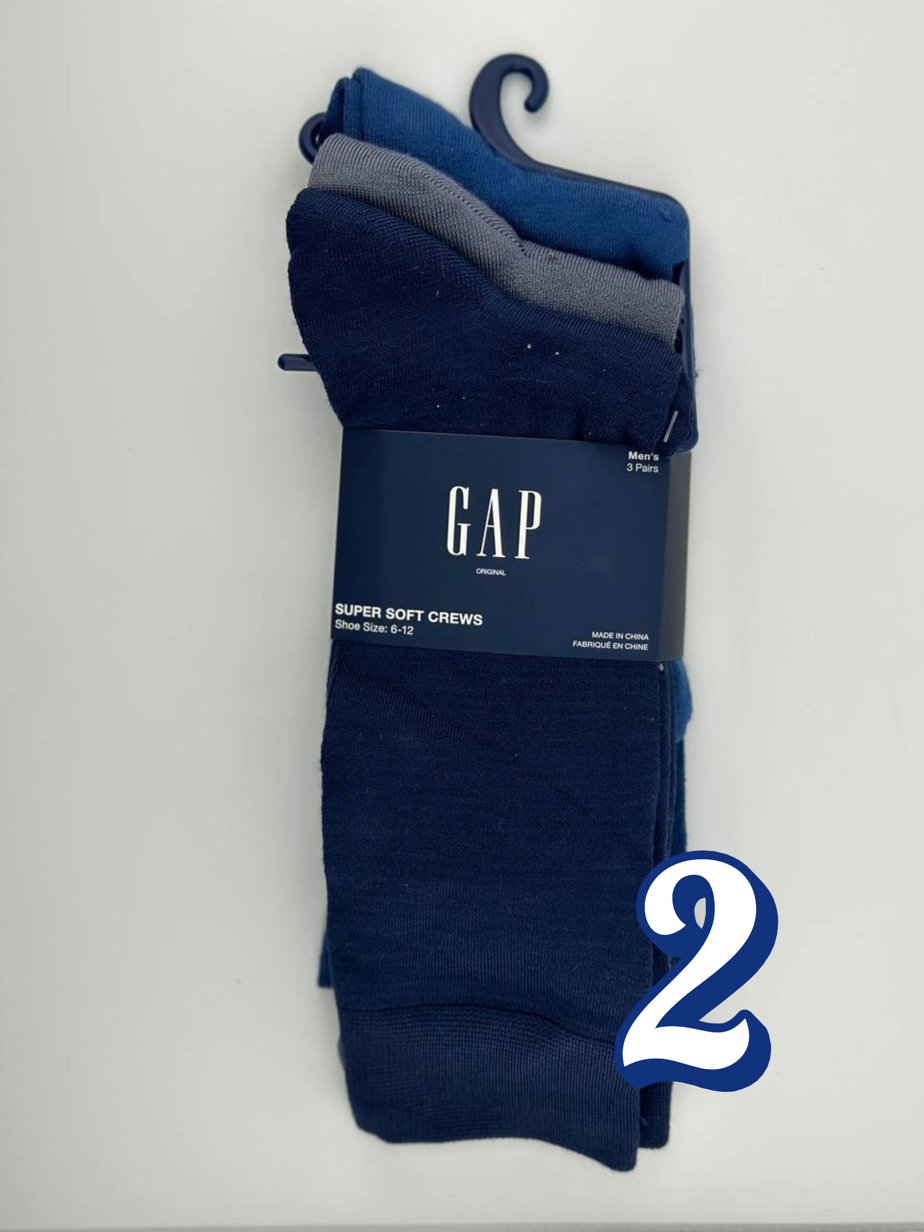 GAP Men's 3 GAP Men Crews 2
