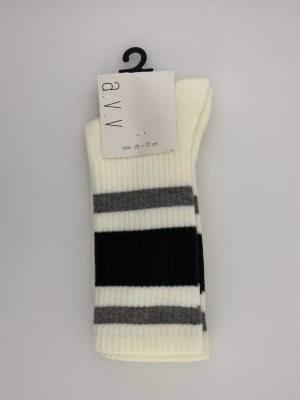 A.V.V Men’s Stripe Cushion Crew 1 | Size: 39 - 43