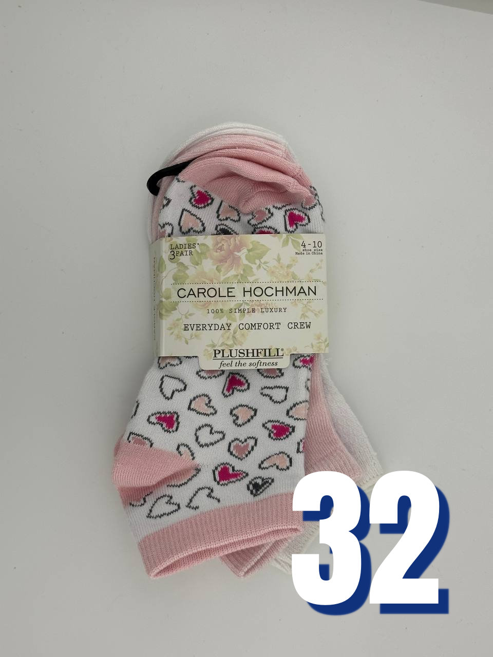 Carole Hochman Low cut Sample 32