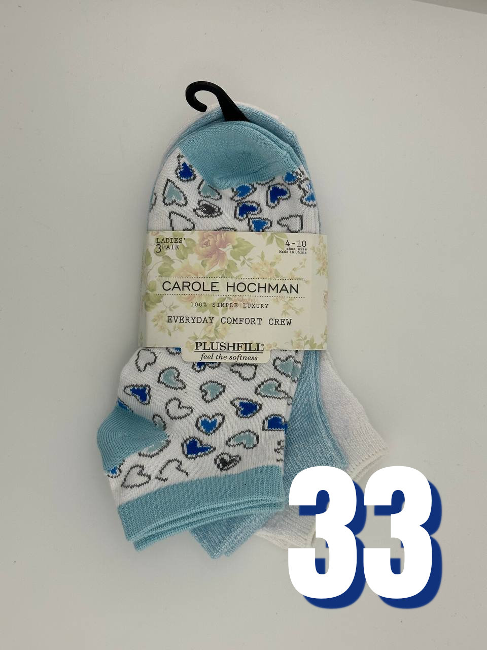 Carole Hochman Low cut Sample 33