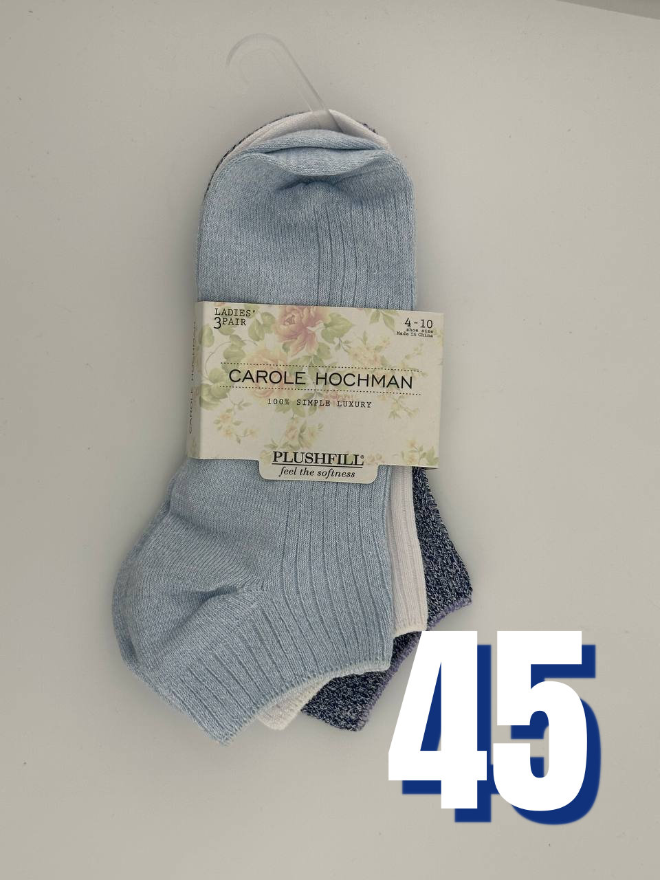 Carole Hochman Low cut Sample 45