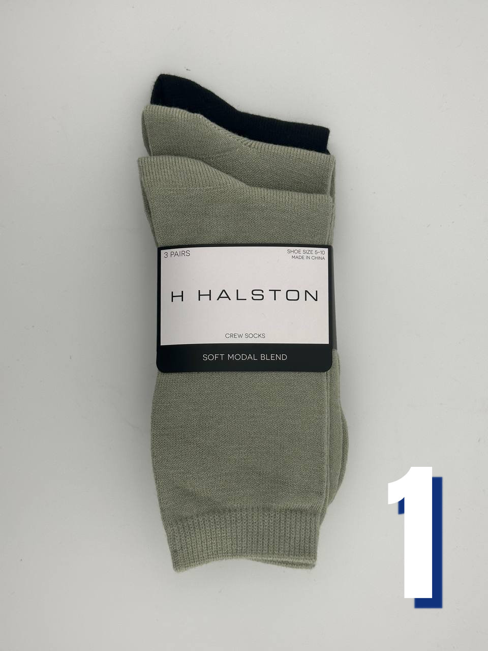 Halston Crew Socks 1