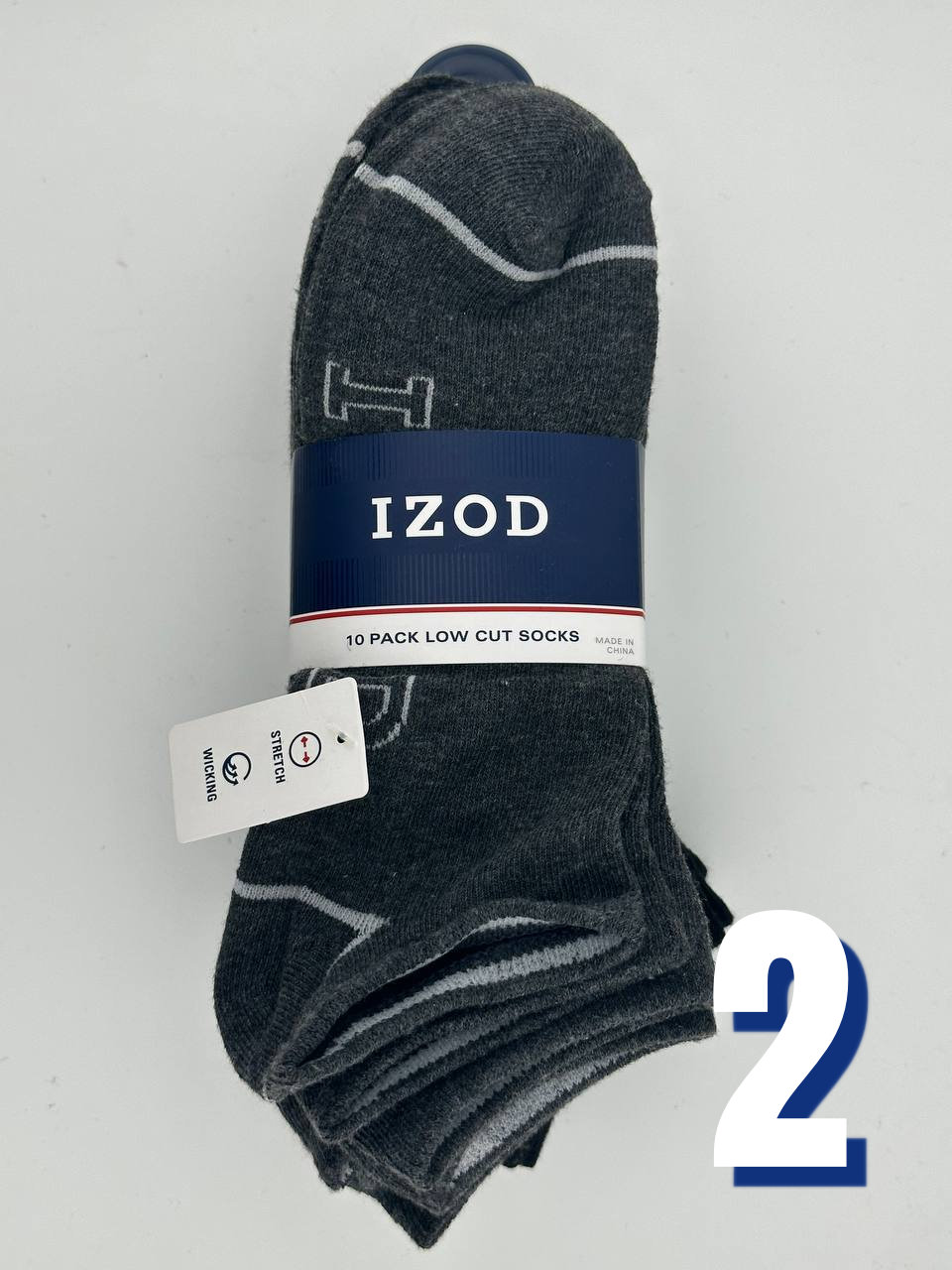 IZOD 10 Pair Low Cut Socks 2