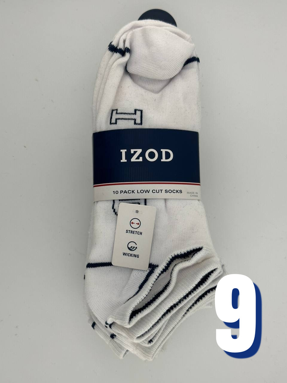 IZOD 10 Pair Low Cut Socks 9