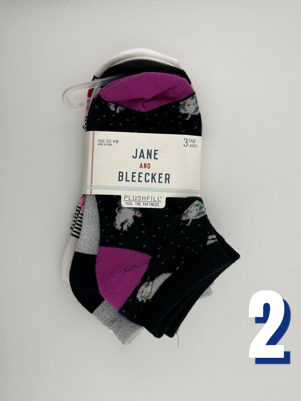 Jane and Bleecker Womens Low Cut Socks 2