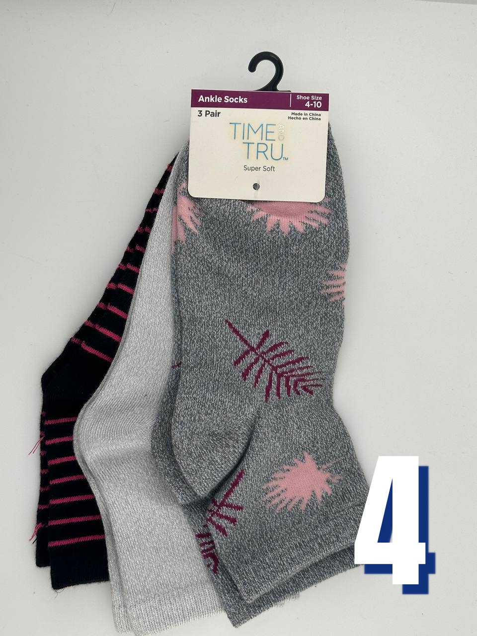 Time and Tru Ankle Socks 4