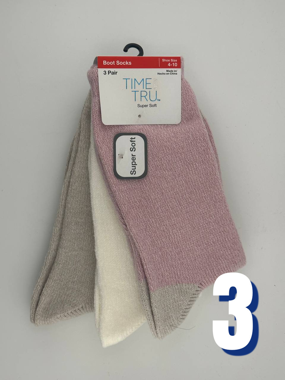 Time and Tru Boot Socks 3