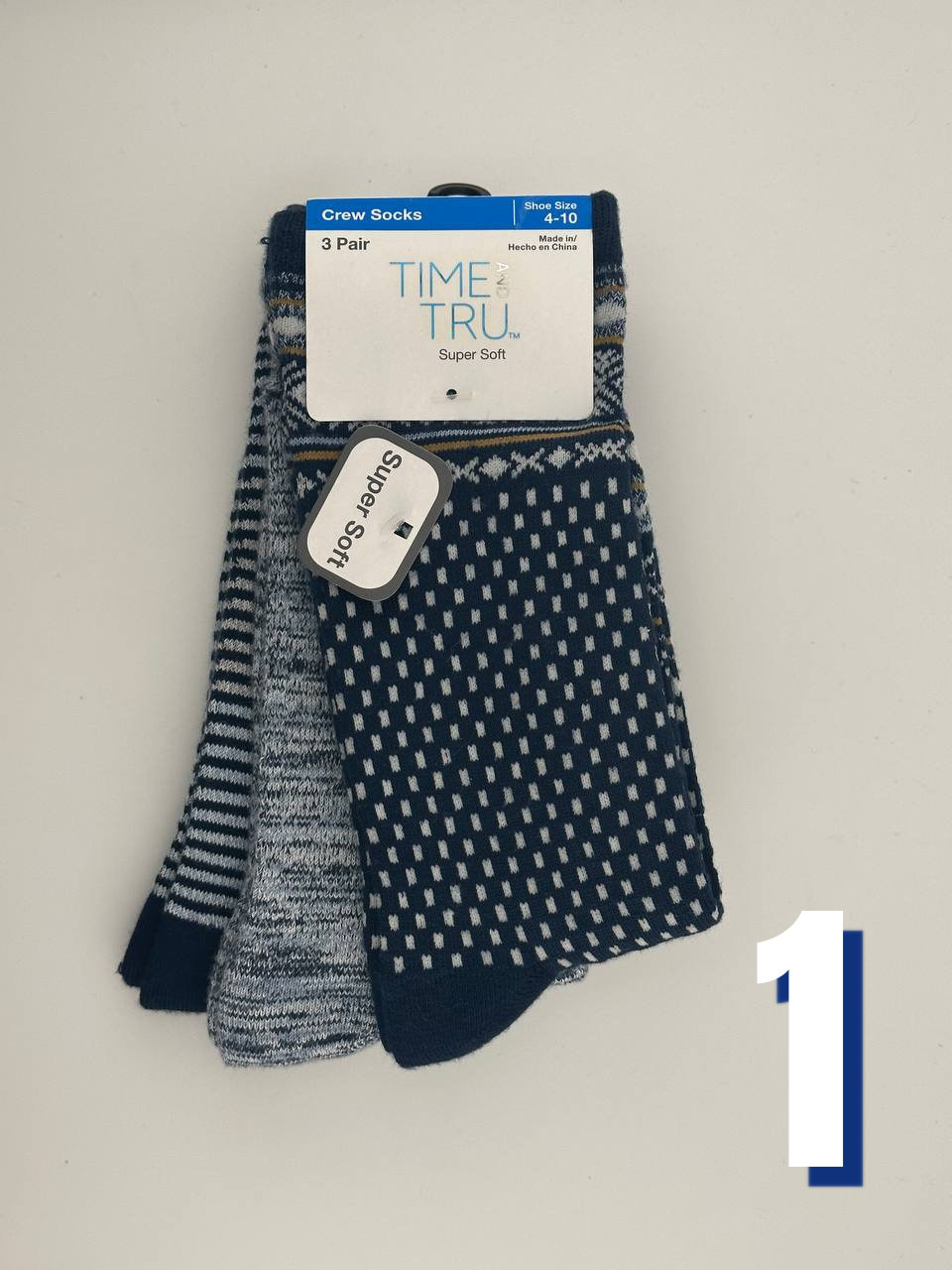 Time and Tru Crew Socks 1