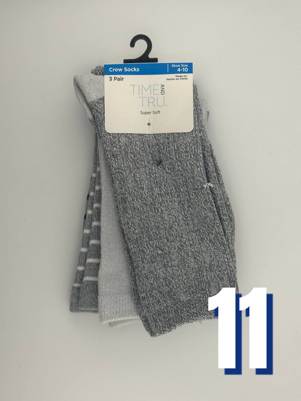 Time and Tru Crew Socks 11
