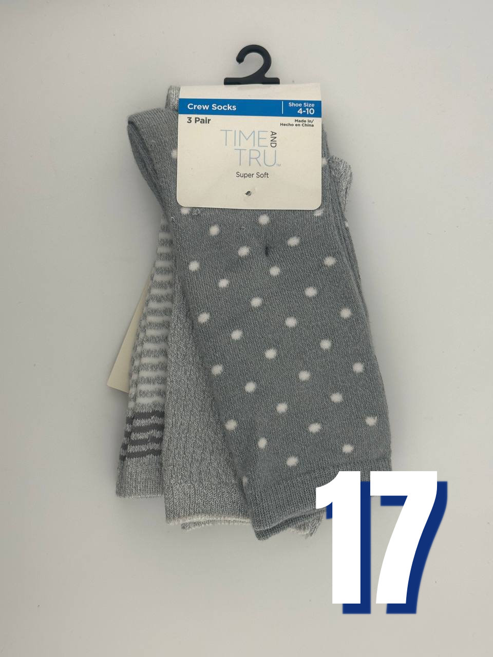 Time and Tru Crew Socks 17