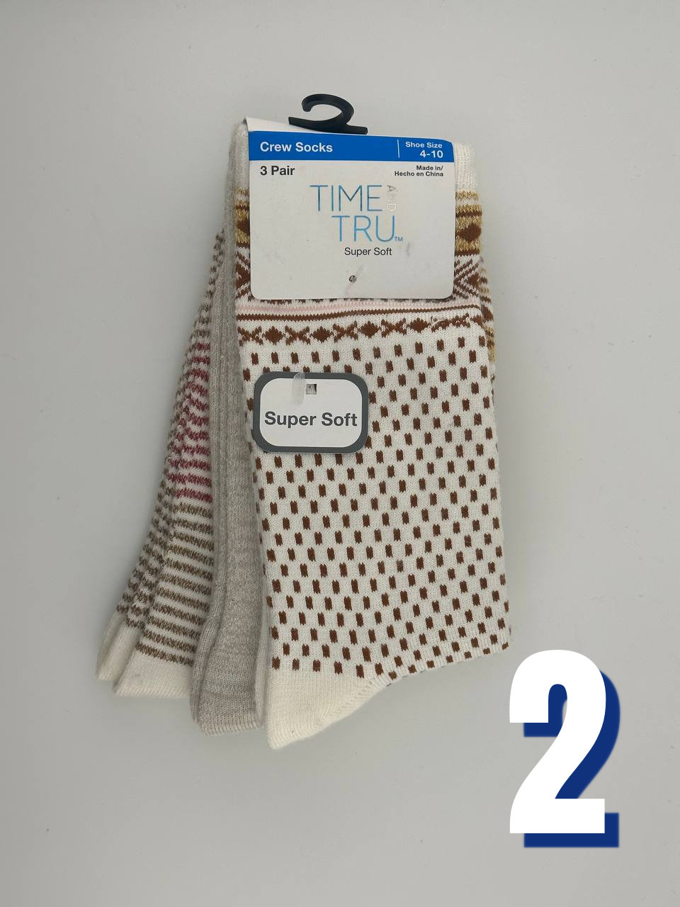 Time and Tru Crew Socks 2