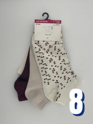 Time and Tru - Low Cut Socks (B) 8