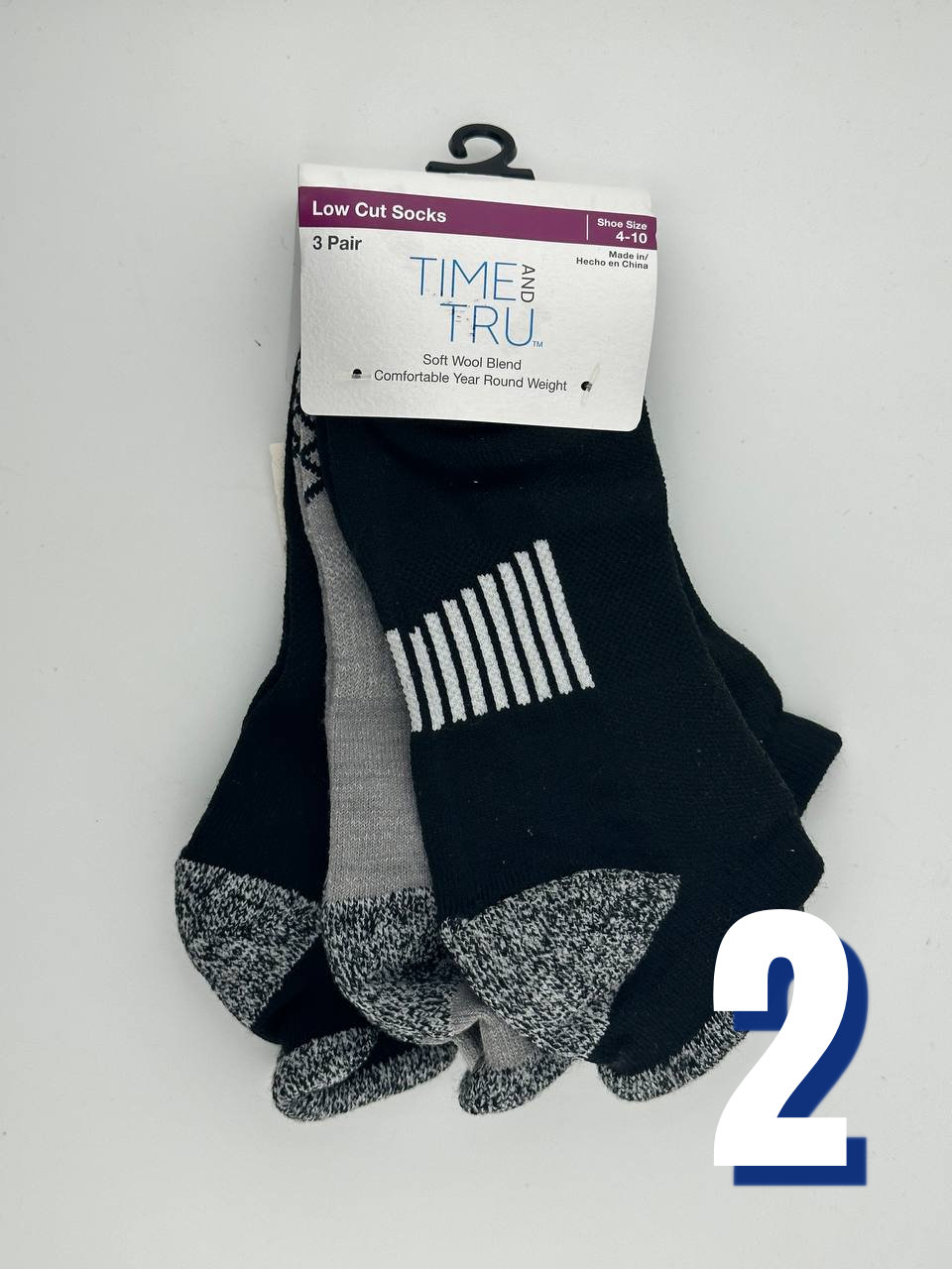 Time and Tru Low Cut Socks Sport 2