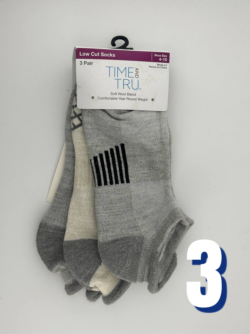 Time and Tru Low Cut Socks Sport 3