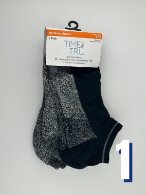 Time and Tru - No Show Socks 1