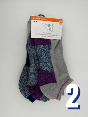 Time and Tru - No Show Socks 2