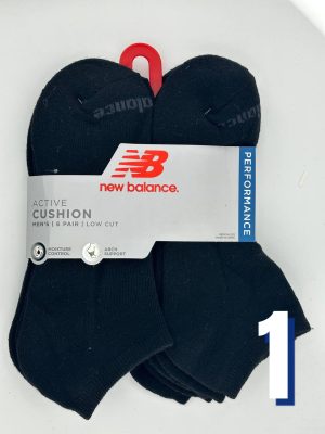 New Balance Men's Active Cushion 6 pair