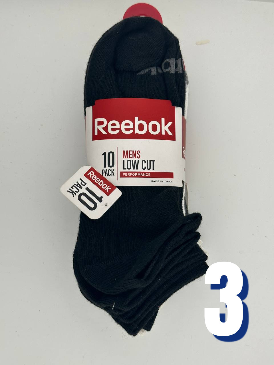 Reebok Mens Low Cut Performance 10 Pack 3