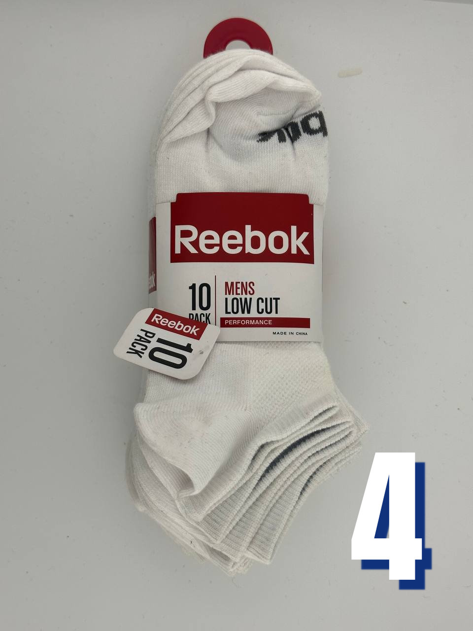 Reebok Mens Low Cut Performance 10 Pack 4