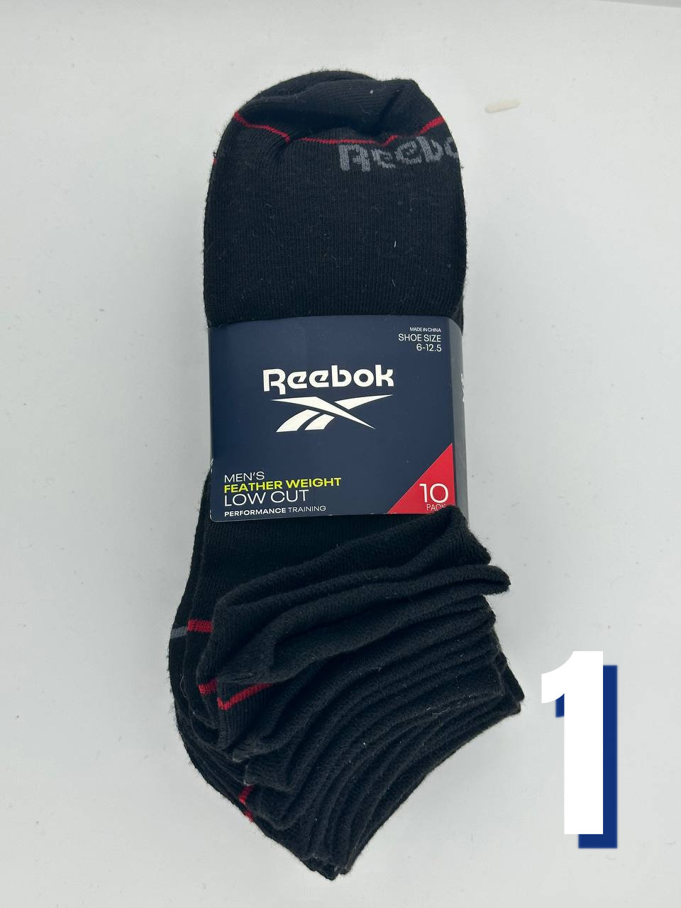 Reebok Mens Low Cut Performance Training 10 Pack 1