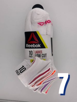 Reebok Women's Low Cut (10 Pack) 7