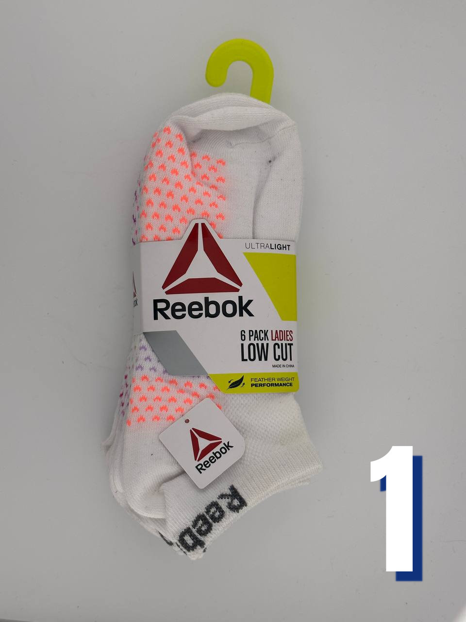 Reebok Womens Low Cut Ultralight 6 Pack 1