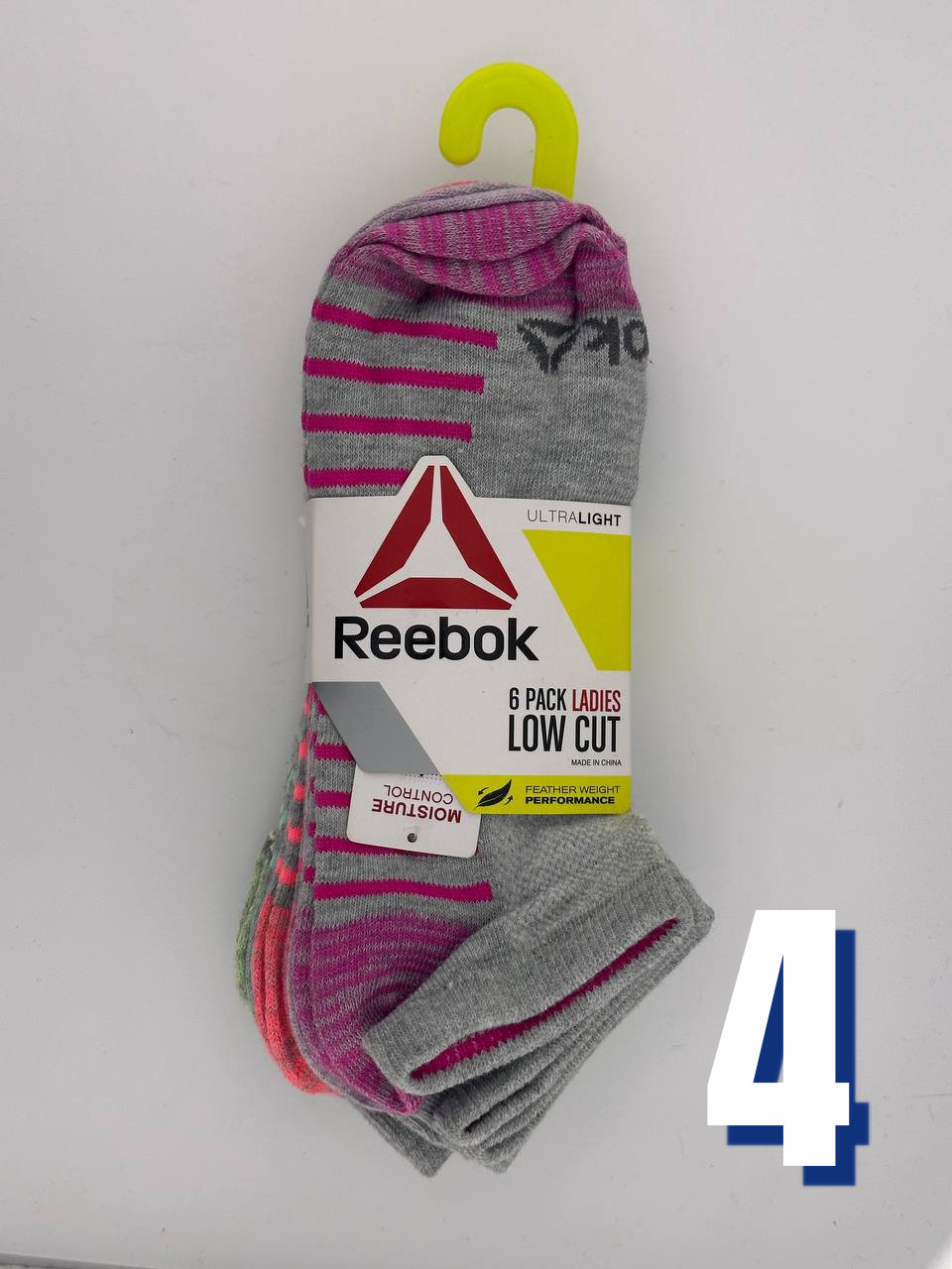 Reebok Womens Low Cut Ultralight 6 Pack 4