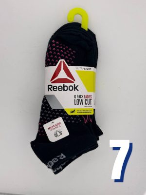 Reebok Women's Low Cut Ultralight (6 Pack) 7
