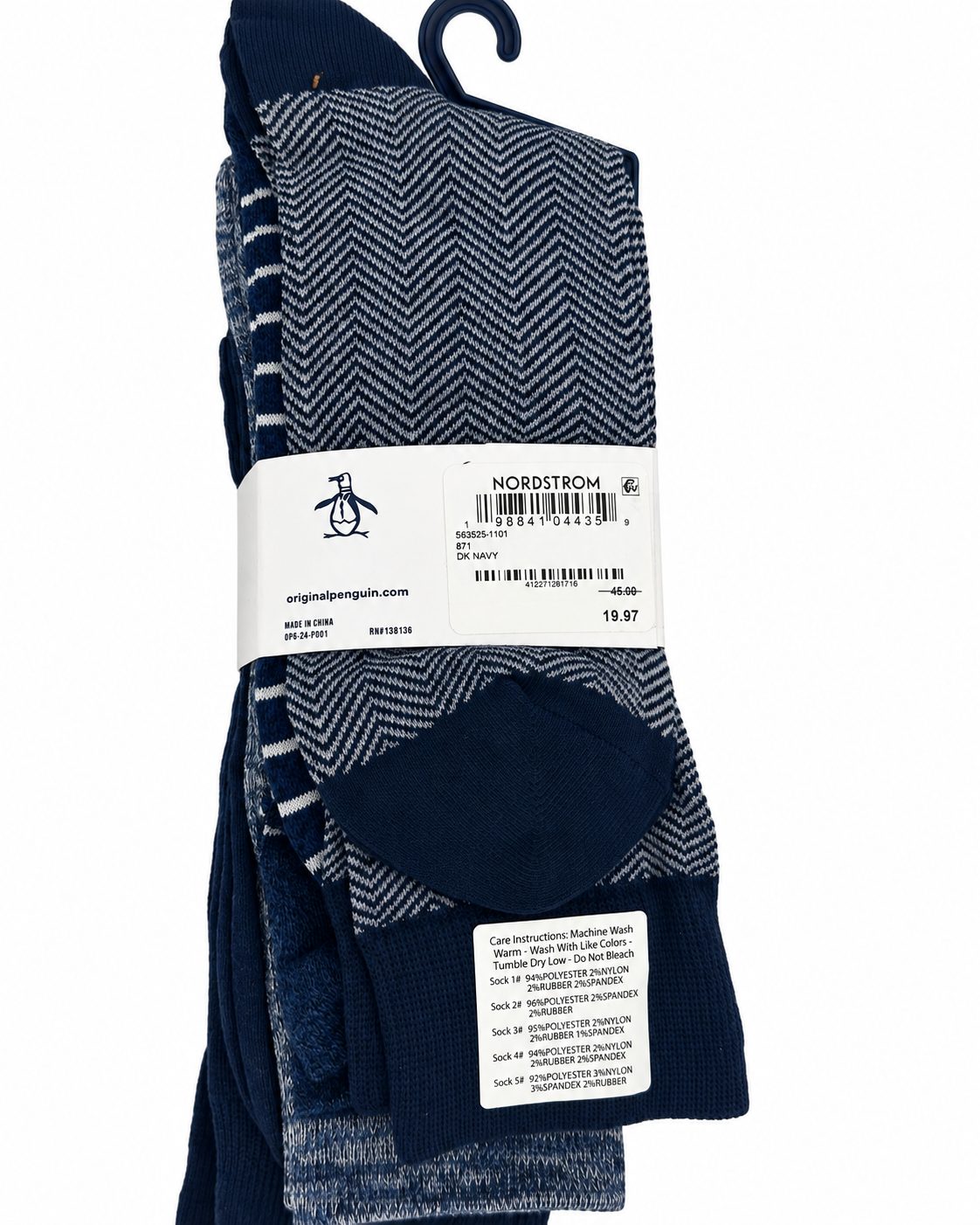 Original Penguin Pack 5 đôi - 01 | Size: 41 - 46 3 Original Penguin Pack 5 đôi - 01 | Size: 41 - 46 - Ảnh 3